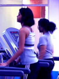 working-out-on-gym-treadmill