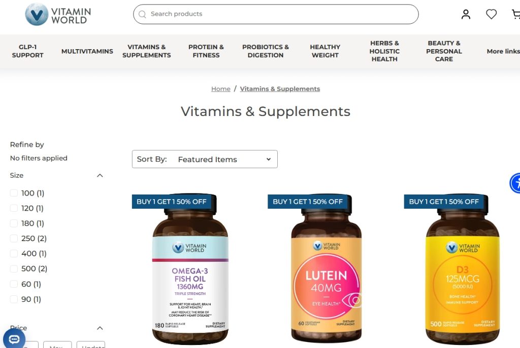 vitaminworld vitamins